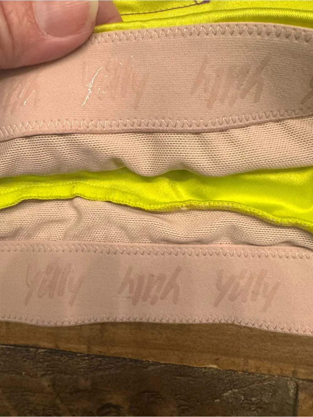 YITTY Neon Bandeau Bikini Top